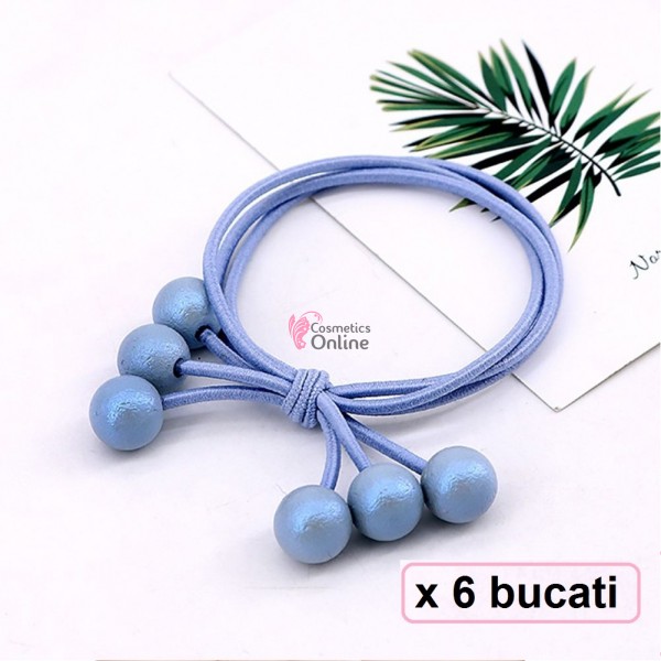 Elastice pentru codite Cod EL023 HH, set 6 bucati